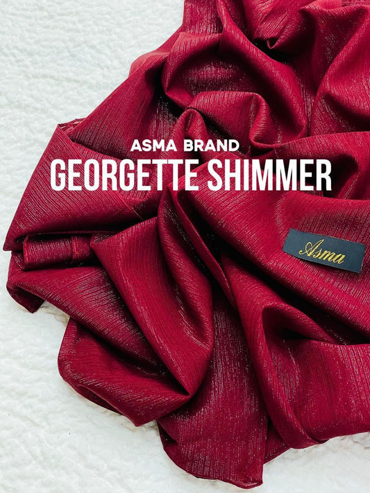PREMIUM GEORGETTE SHIMMER HIJAB - ASMA Brand
